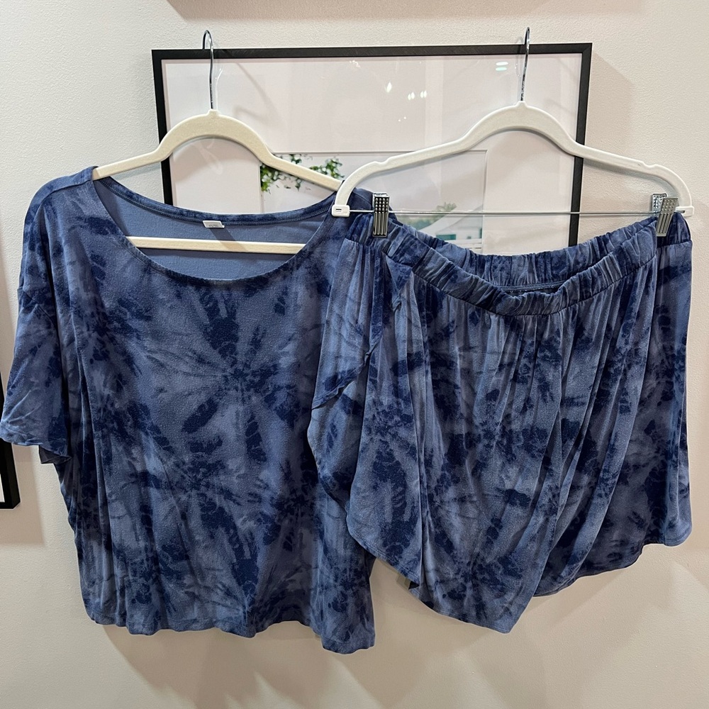 Blue Old Navy PJ Set